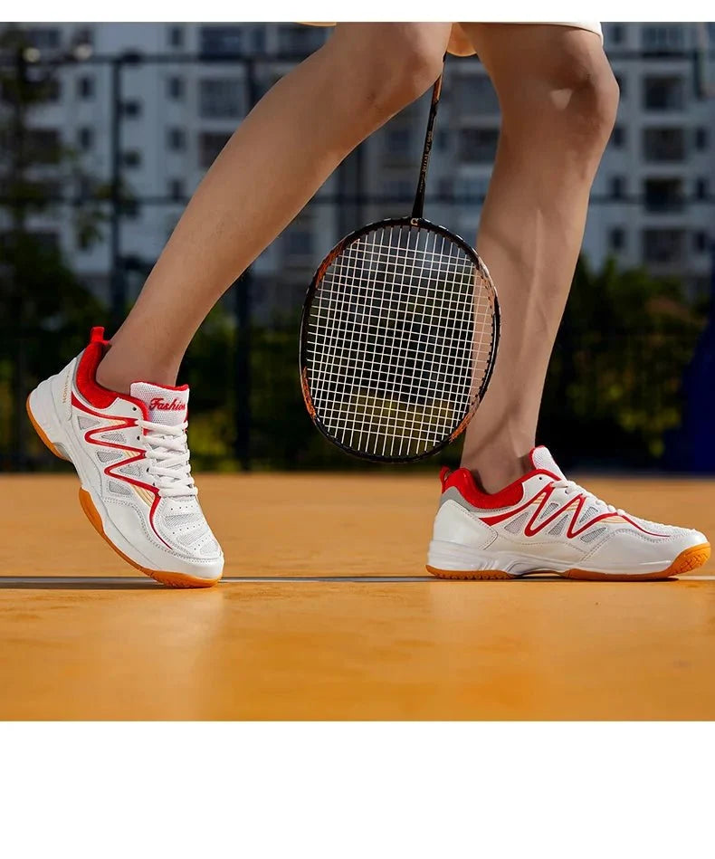 TrendLux Wear men's high-end tennis and badminton shoes with anti-slip soles, designed for all-season court athletic performance.