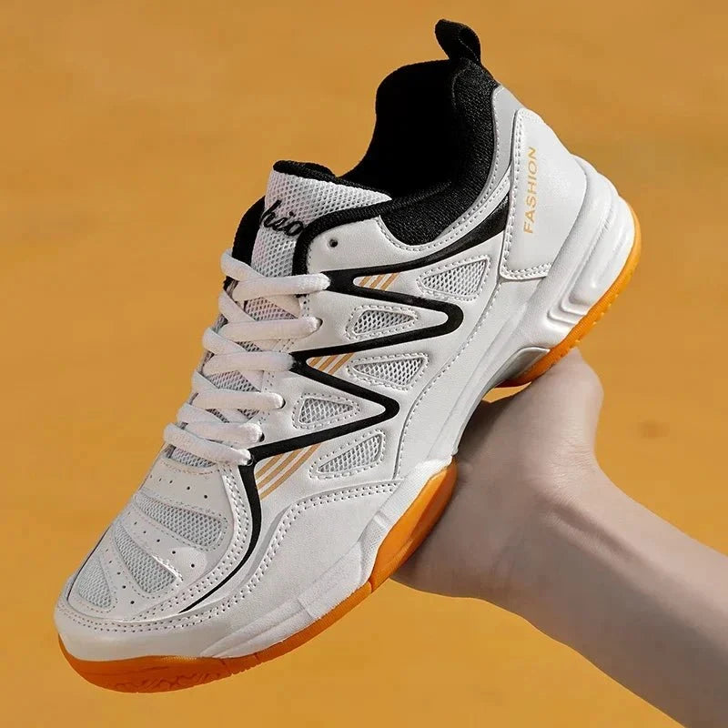 Unisex breathable athletic court sneakers by TrendLux Wear, suitable for tennis and volleyball, in size 35 to 50.