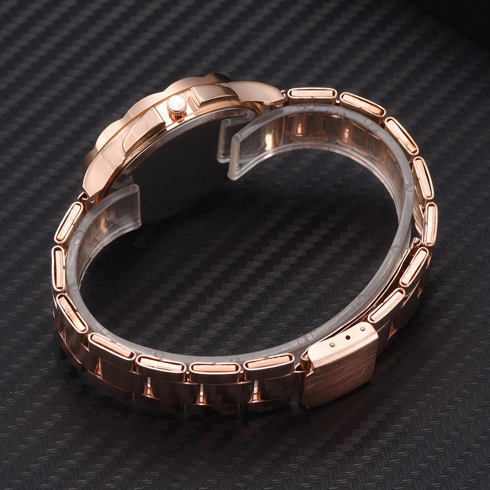 TrenLux Wear Women's Rose Gold Stainless Steel Fashion/Business Quartz Wristwatch TrenLux Wear