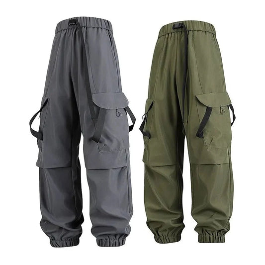 Men's cycling long pants by TrendLux Wear, loose fit sport trousers with multiple pockets in six colors, ideal for outdoor activity.