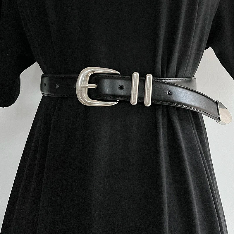 Women's Real Leather Jeans Belt. TrenLux Wear