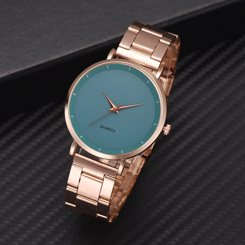TrenLux Wear Women's Rose Gold Stainless Steel Fashion/Business Quartz Wristwatch TrenLux Wear