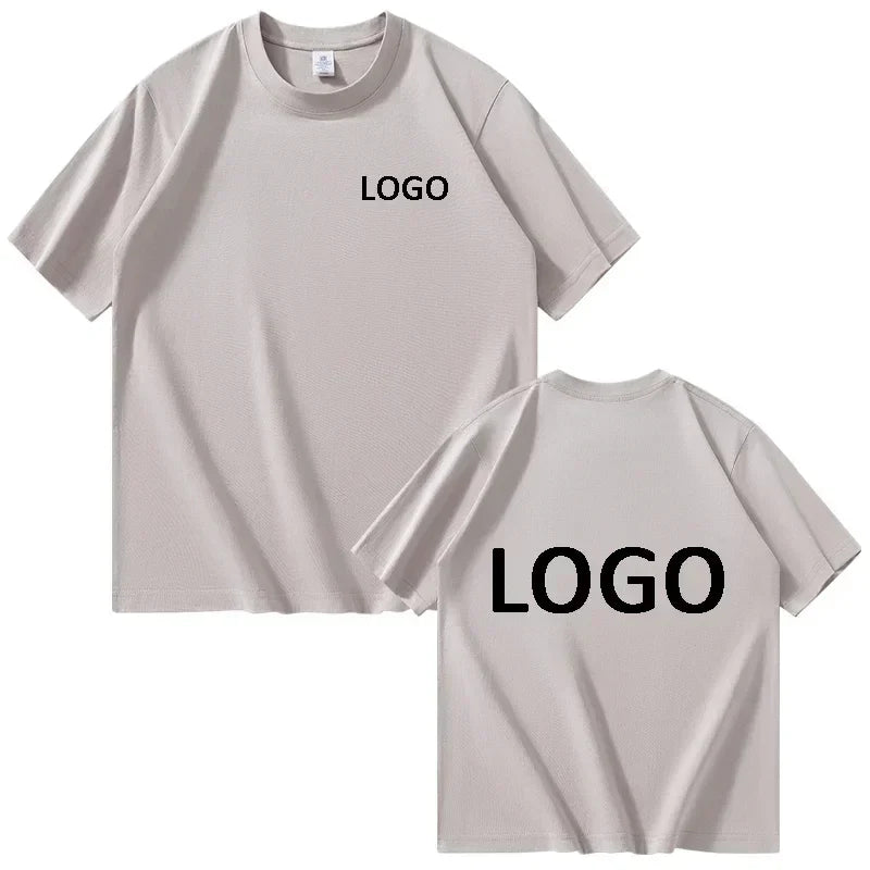 Custom printed 100% cotton unisex Y2K streetwear T-shirt from My Store 5, shown in size medium with colorful design.