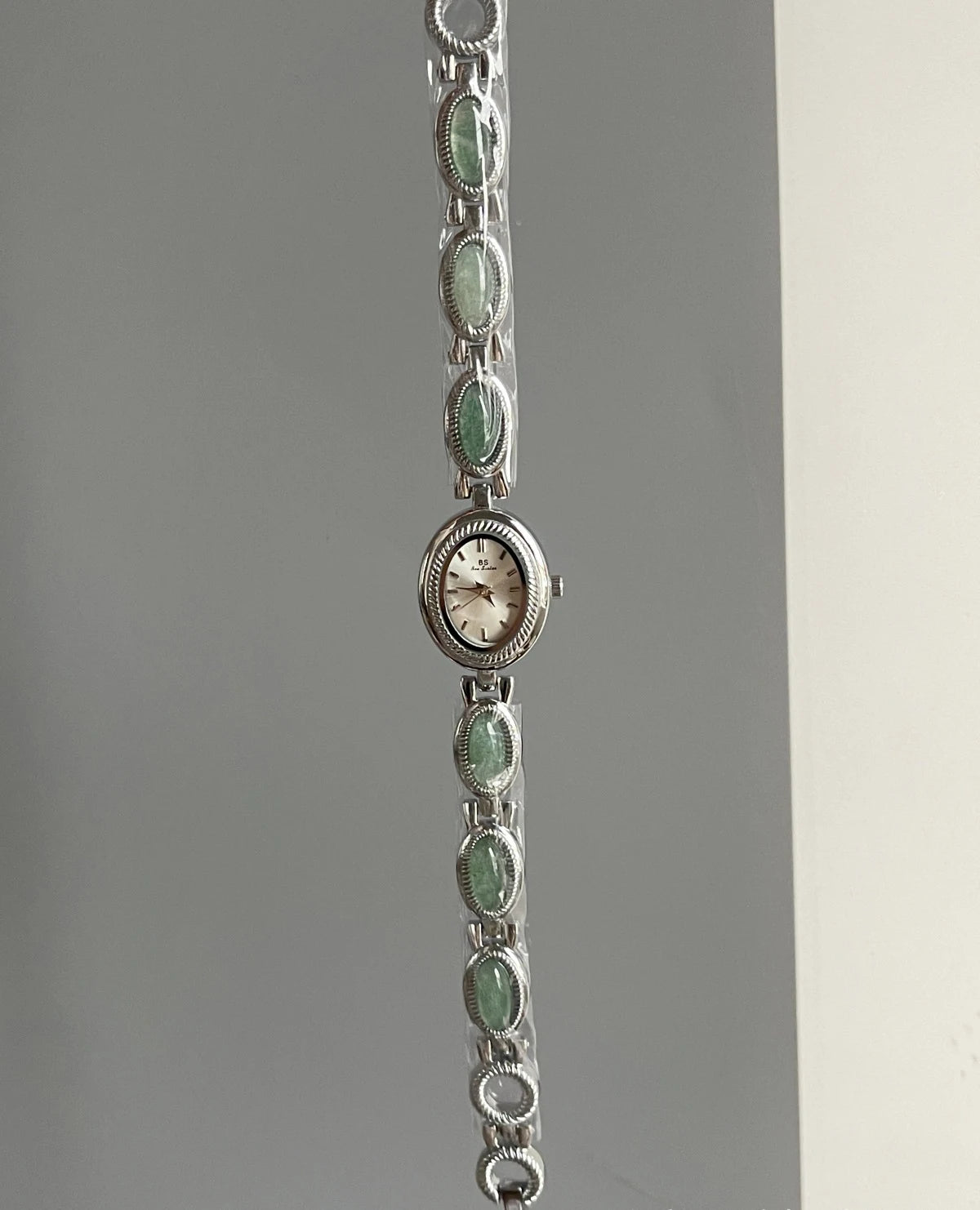 TrendLux Women's Luxury Jade Green Jewelry Bracelet Quartz Dress Wristwatch
