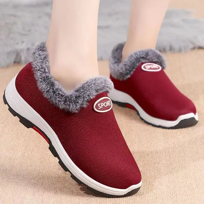 Women’s Waterproof Winter Snow Boots – Plush-Lined Warm Ankle Platform Booties