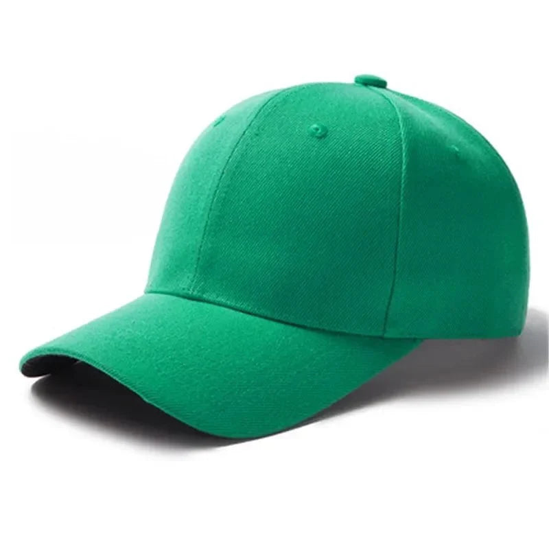 Unisex plain baseball cap by TrendLux Wear, adjustable structured hat in a neutral color, displayed on a plain background.