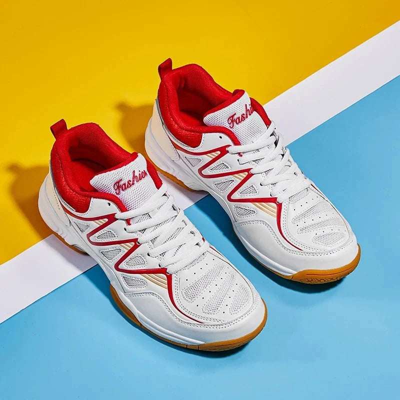 Men's TrendLux Wear athletic tennis and badminton shoes with anti-slip soles, designed for all-season court play.