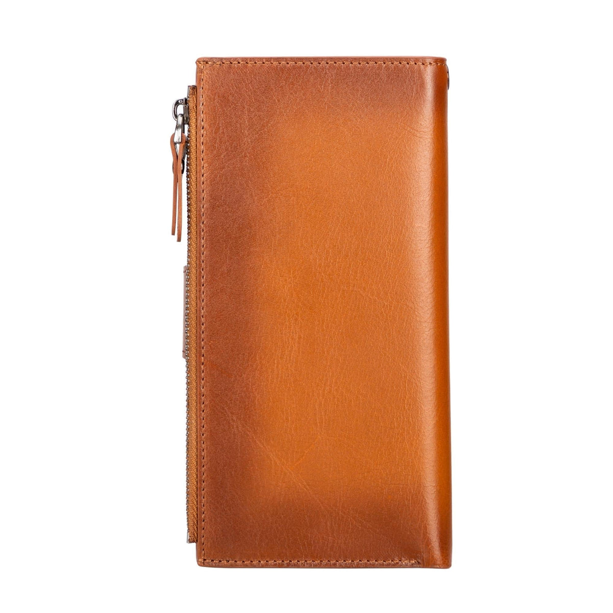 DC-TORONATA Kaycee Leather Women's Cell Phone Wallet with Strap, featuring multiple card slots and a secure strap for easy carrying.